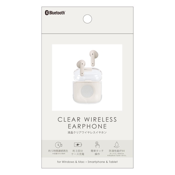 液晶クリアワイヤレスイヤホン | イオンスタイルオンライン 衣料品