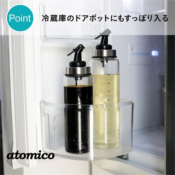 シービージャパン 耐熱ガラスオイル＆ドレッシングボトル M