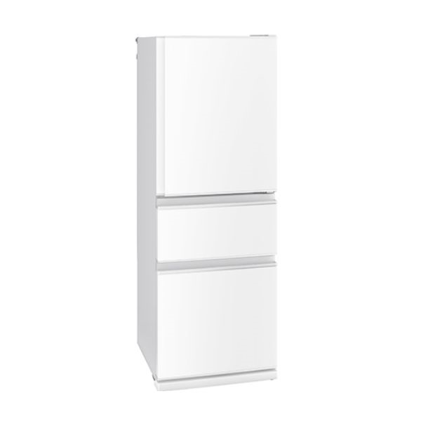 三菱電機 330L 3ドア冷凍冷蔵庫 MR-C33M-W【標準配送料2000円＋標準