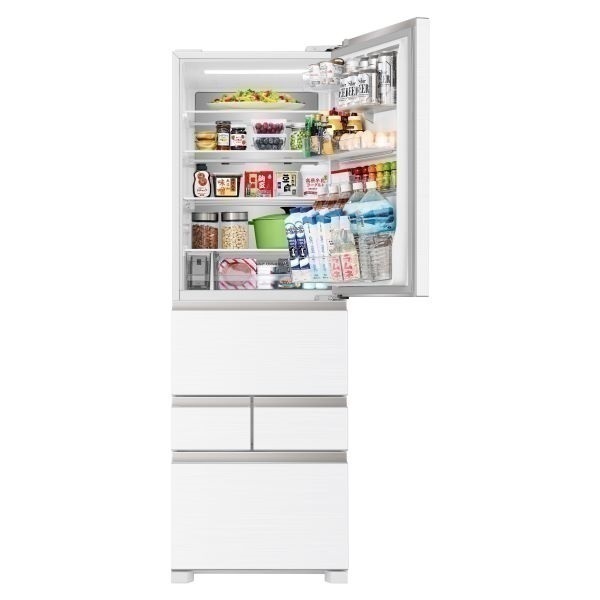 Hisense 5ドア冷凍冷蔵庫 450L HR-DC450KW【標準配送料2000円＋標準