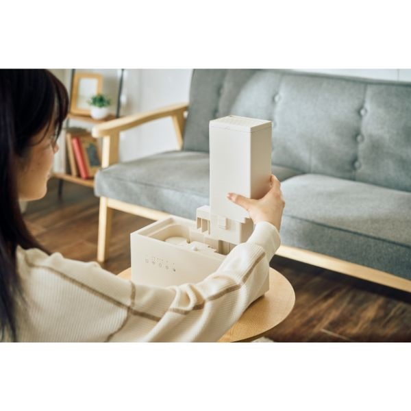 クワッズ 上部給水式 スチーム加湿器 QS562IV アイボリー