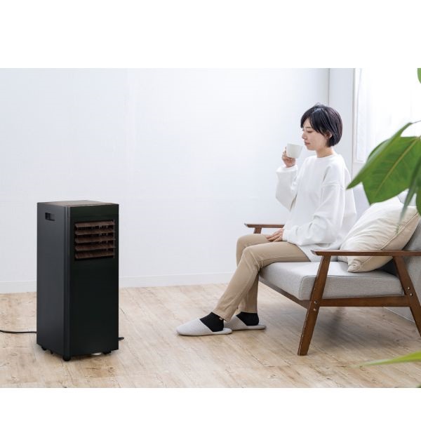クワッズ オートルーバー付 ポータブルエアコン QS619BW | イオン