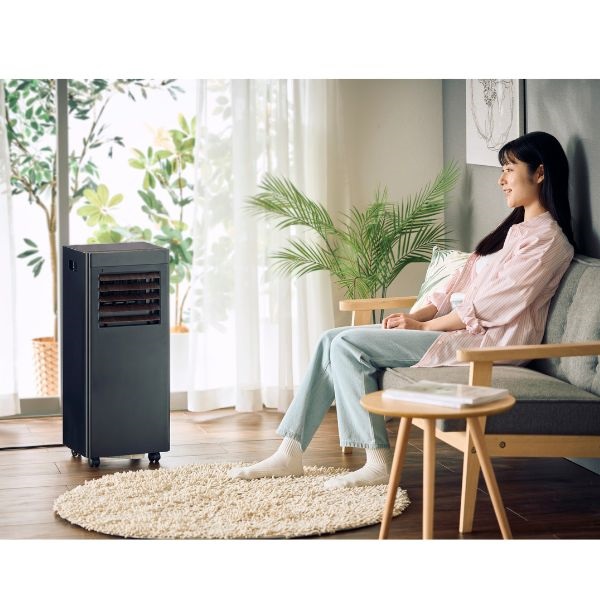 クワッズ オートルーバー付 ポータブルエアコン QS619BW | イオン