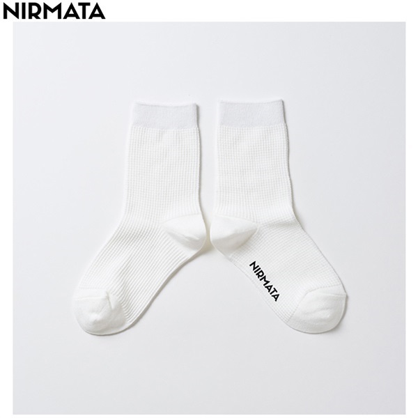 NIRMATA(ニルマータ) ワッフルクルー丈ソックス キッズ 男の子