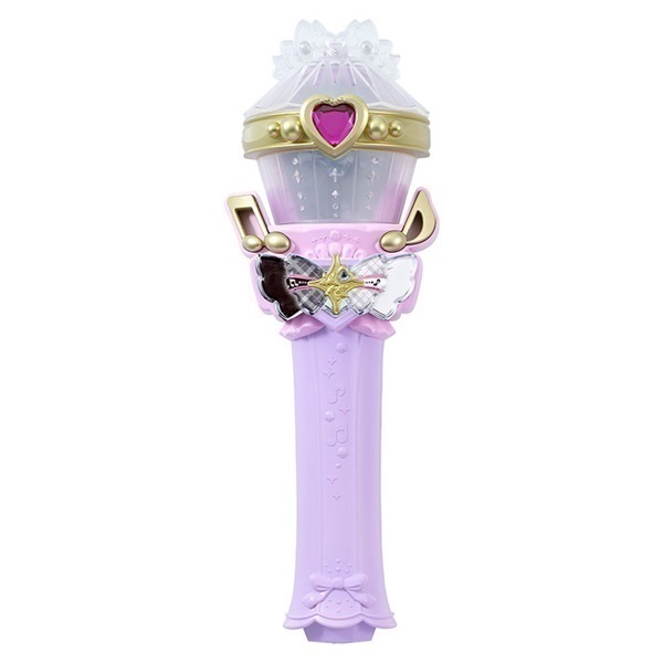 美品　超レアな　プリパラ　マイクとカード付き タカラトミー プリパラ サイリウムジュエルマイク : トイ