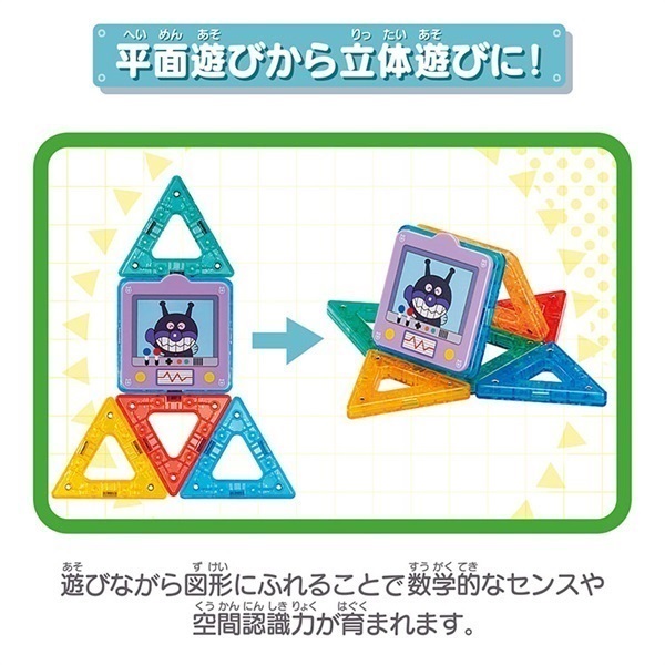 アンパンマン マグパネル パチッと知育！きほんセット