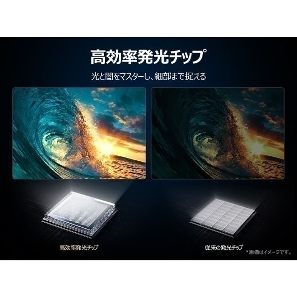 TCL 55v型4K miniLED＋量子ドット液晶テレビ 55C6KS【玄関先お届け商品