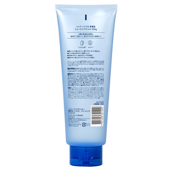 シック ハイドロ 普通肌 シェービングジェル 200g Schick シック