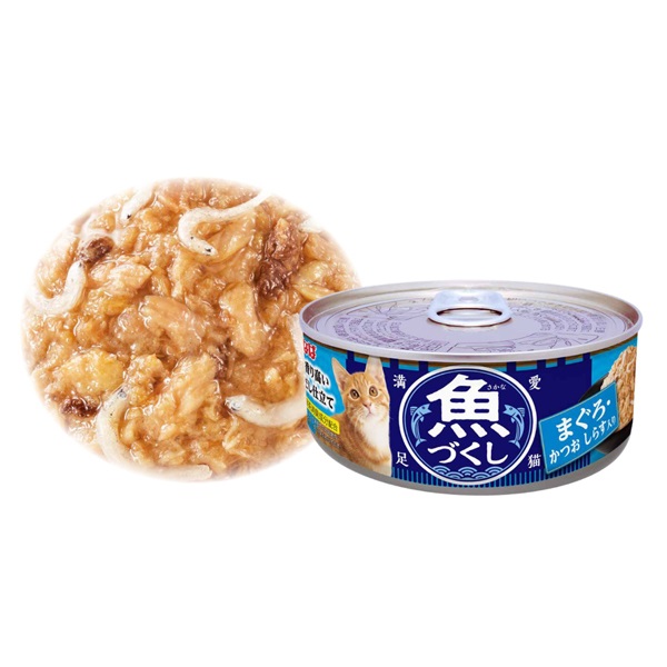 いなば 魚づくし まぐろ・かつお しらす入り 60g いなばペットフード