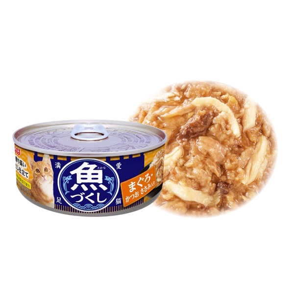 いなば 魚づくし まぐろ・かつお ささみ入り 60g いなばペットフード