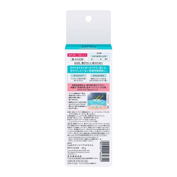 Curel(キュレル) 潤浸保湿 スキンリペアUVセラム 60g | イオンスタイル