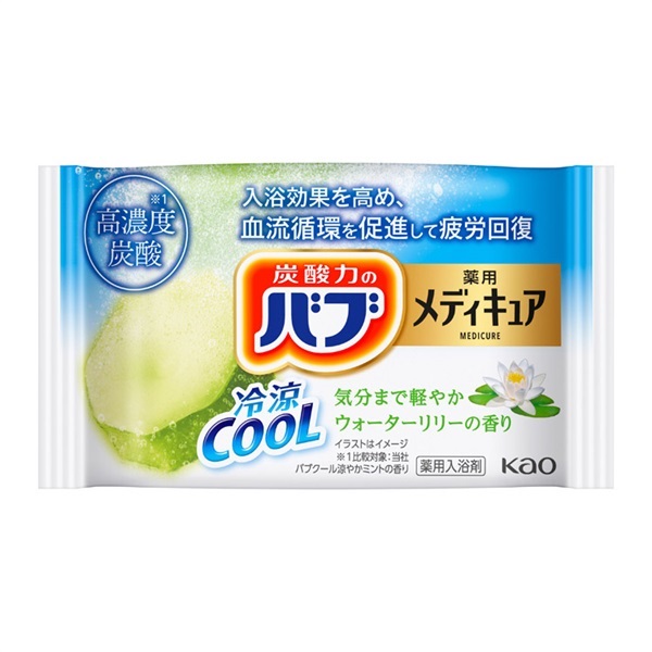 花王バブ メディキュア 冷涼クール ウォーターリリー6錠 | イオン