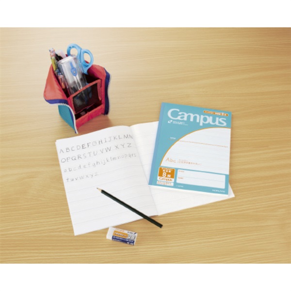 キャンパス用途別まん中が広い英習罫8段 B5 | イオンスタイル