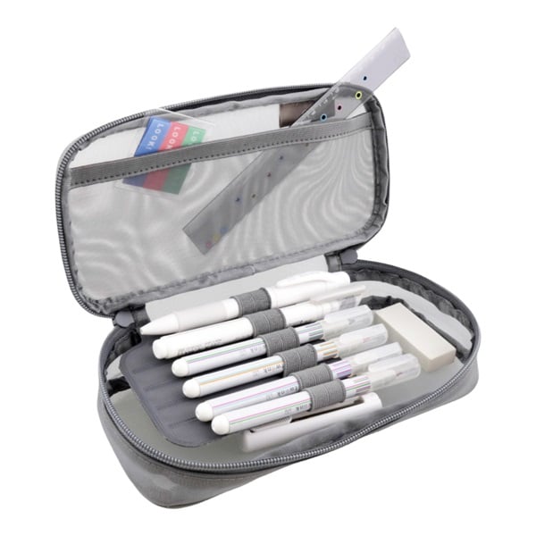 収納メッシュペンケース MESHNO(メッシュノ) グレー | イオンスタイル