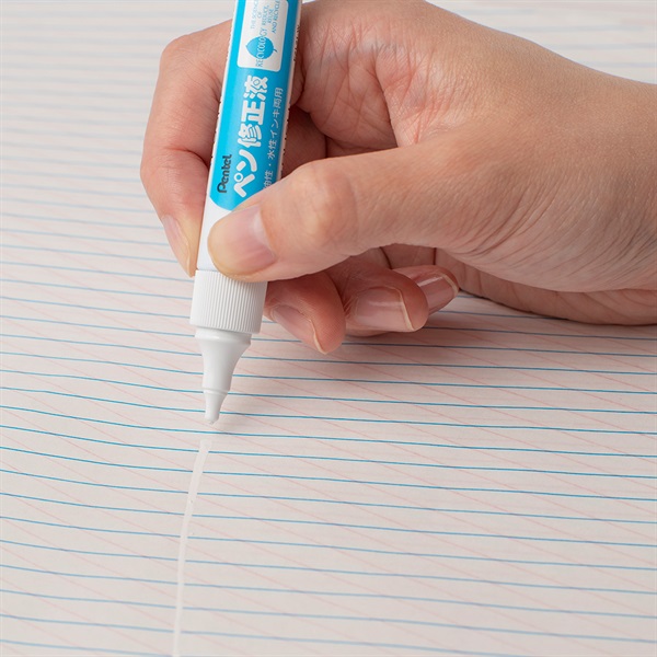 修正ペン ペン修正液 油性・水性インキ両用 白 | イオンスタイル