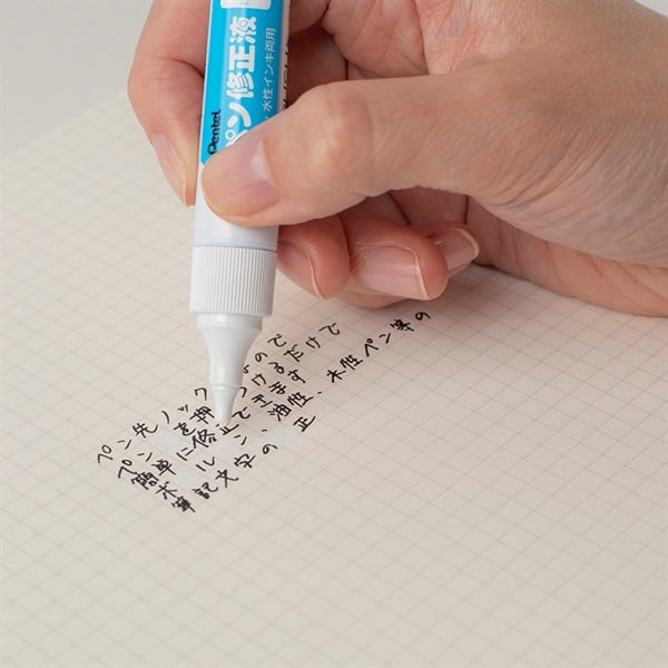 修正ペン ペン修正液 油性・水性インキ両用 白 | イオンスタイル