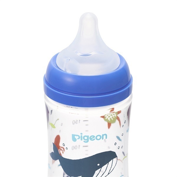 ピジョン 哺乳瓶 ピジョン 母乳実感 哺乳びん T-Ester プラスチック製 Sea 240ml 3ヶ月