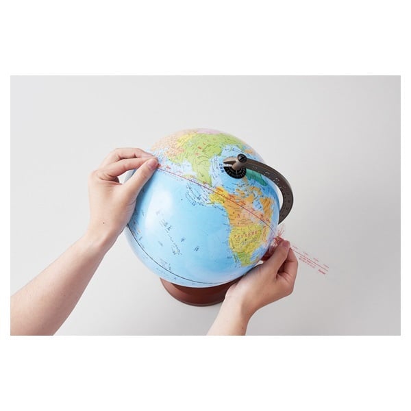 お値下げ地球儀　ダイカット　アソート 行政タイプ地球儀 25cm 組立式 | イオンスタイルオンライン 衣料品