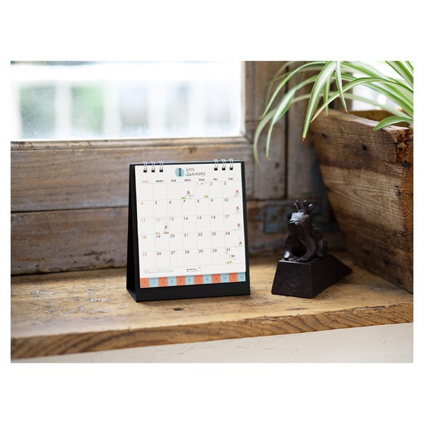 2026年】 卓上カレンダー リング オジサン柄 | イオンスタイル