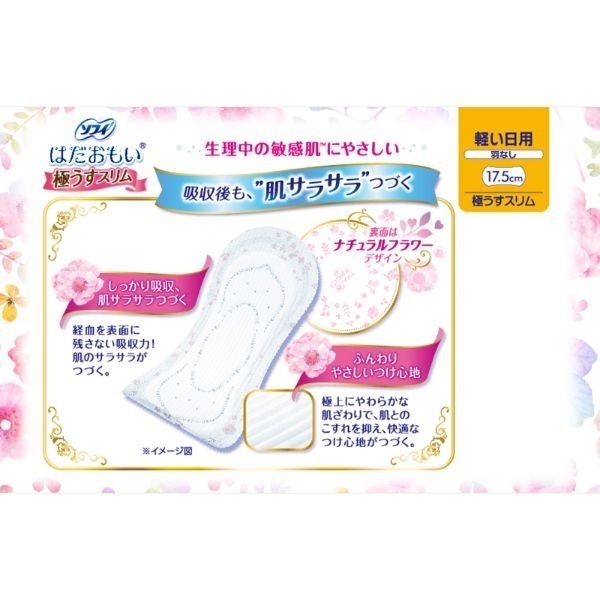 ユニ・チャームソフィ　スポーツ　はだおもい　スリム　コンパクト　1/2 ソフィ はだおもい 極うすスリム | イオンスタイルオンライン 衣料品