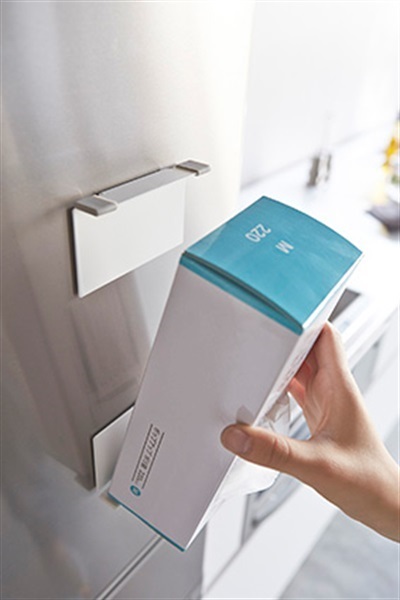 山崎実業 マグネットボックスホルダー プレート ホワイト 2797