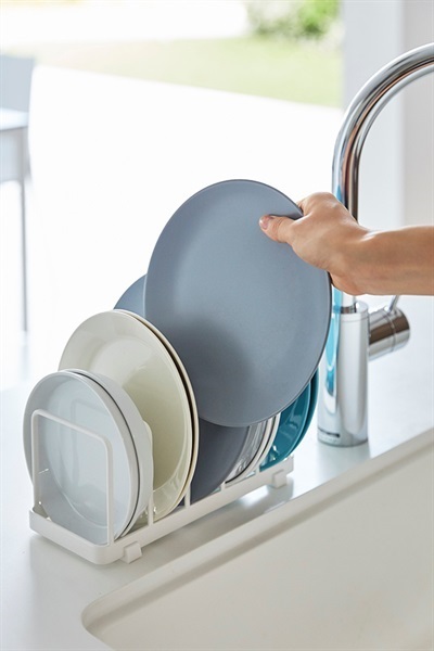 山崎実業 ディッシュスタンド プレート ホワイト 4747 | イオン