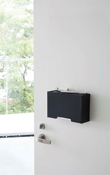 山崎実業 ツーウェイマスク収納ケース スマート ブラック 5444