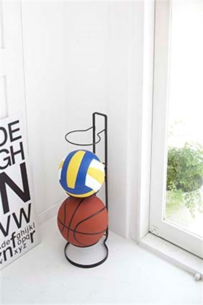 山崎実業 ボールスタンド フレーム ブラック 7290 | イオンスタイル