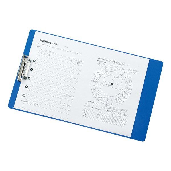 リクエスト パンチレスファイル A4 A3・2ツ折 青 コピー用紙60枚