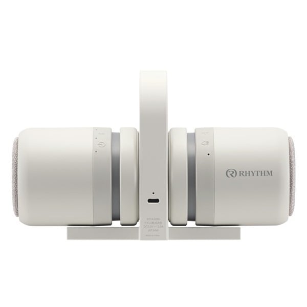RHYTHM 防水BluetoothスピーカーMAGSPEAKER DUOライトグレー