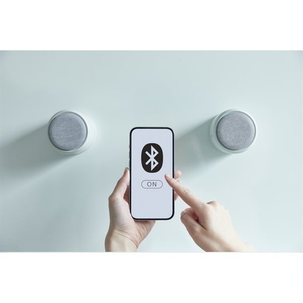 RHYTHM 防水BluetoothスピーカーMAGSPEAKER DUOライトグレー