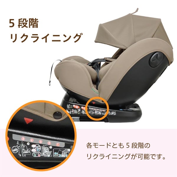 リーマン ビットターン R129 モカーキ 新生児～チャイルドシート
