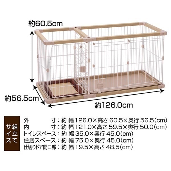 犬用 トイレのしつけが出来る ドッグルームサークルPlus レギュラー