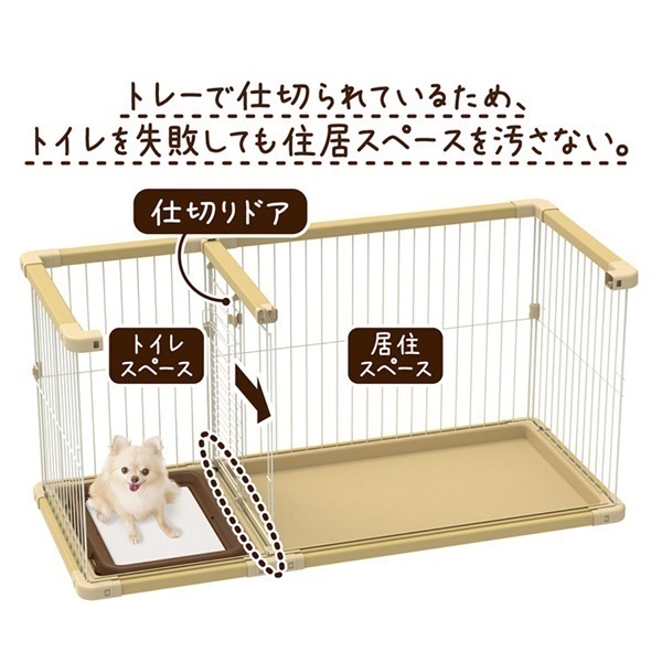 犬用 トイレのしつけが出来る ドッグルームサークルPlus レギュラー