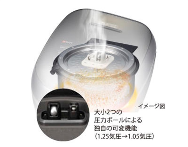 タイガー 土鍋圧力IHジャー炊飯器 5.5合炊き JPH-G100K | イオン