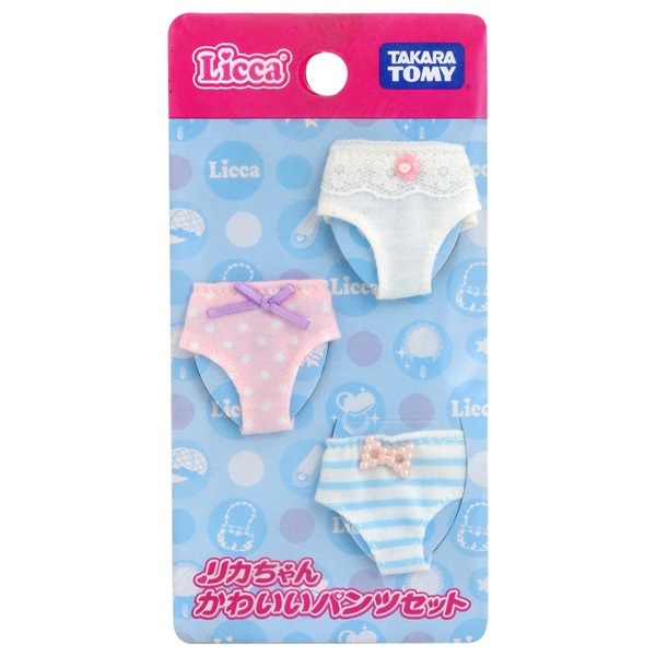 リカちゃん かわいいパンツセット 4904810897972 3歳から