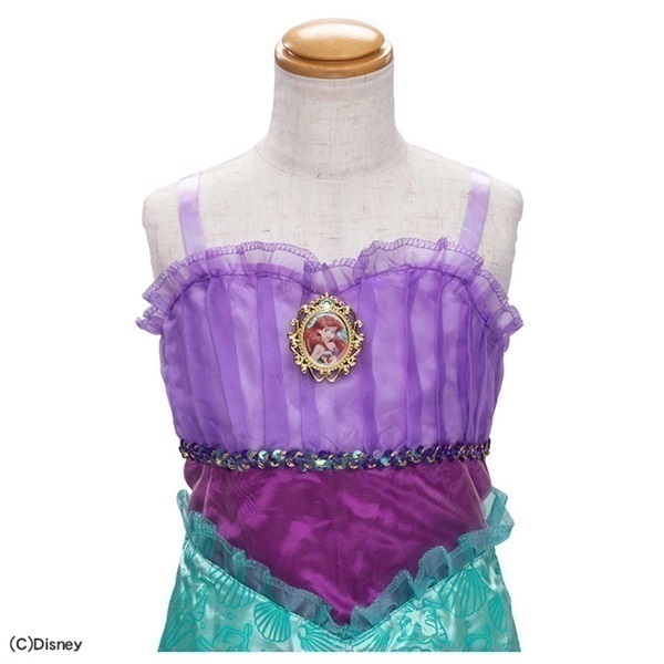 【専用】ディズニープリンセスドレス　カミスキーアリエル　130サイズ　美品 ディズニー プリンセス/アリエルドレス130センチ - メルカリ