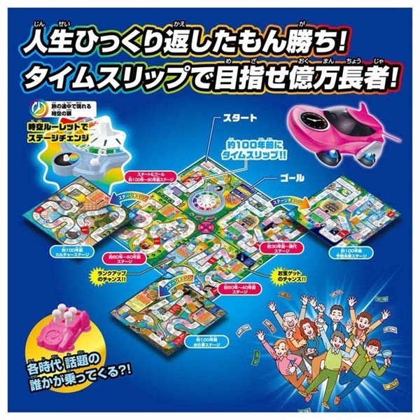 人生ゲーム タイムスリップ100 お一人さま3点限り 4904810914754