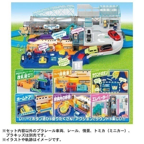 プラレール レバーでアクション＆サウンド！ビッグステーション お一人 