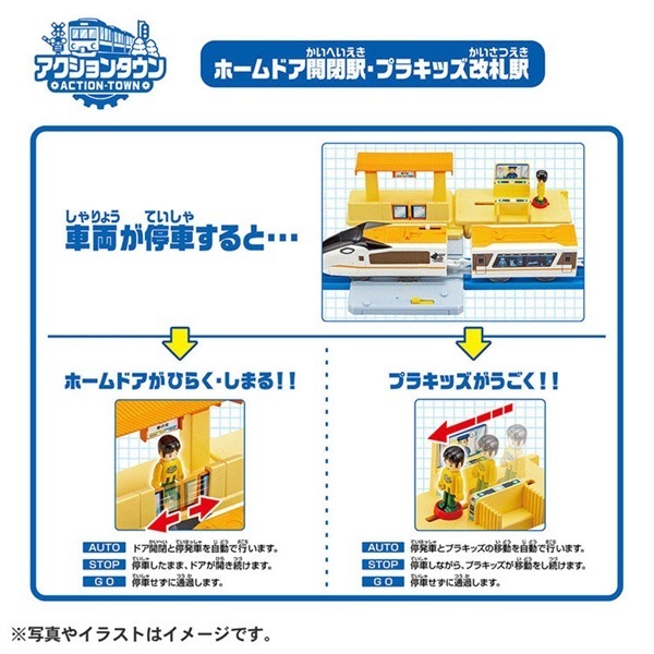 プラレール 情景いっぱい！トミカと遊べる！アクションタウンセット