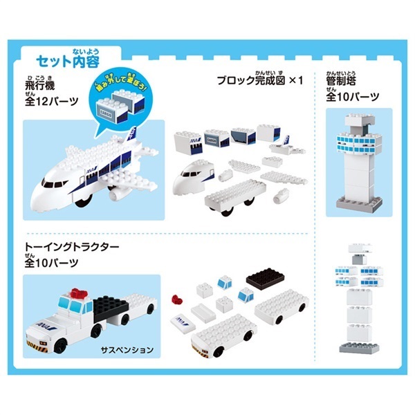 2025年7月19日発売 トミカ・プラレールブロック ANA飛行場セット お