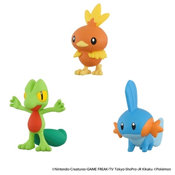 ポケモン30周年記念 モンコレ旅立ちの3匹セット ホウエン地方