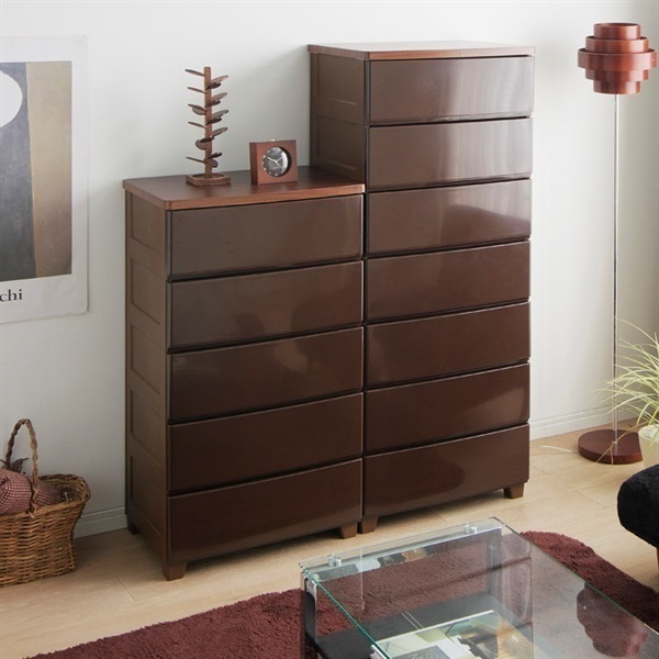 アイリスオーヤマ ウッドトップチェスト 幅73cm（3～5段） | イオン