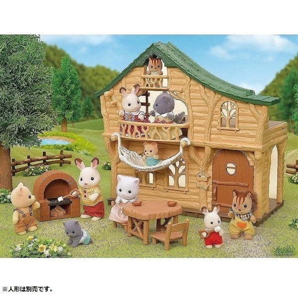 シルバニアファミリー 森のわくわくログハウス 4905040140494 お家 3歳