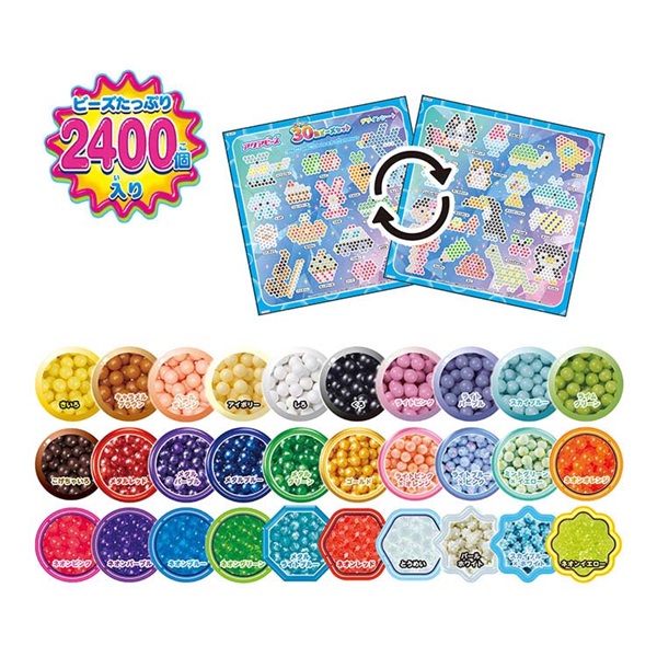 アクアビーズ カラフル30色ビーズセット 4905040351647 | イオン