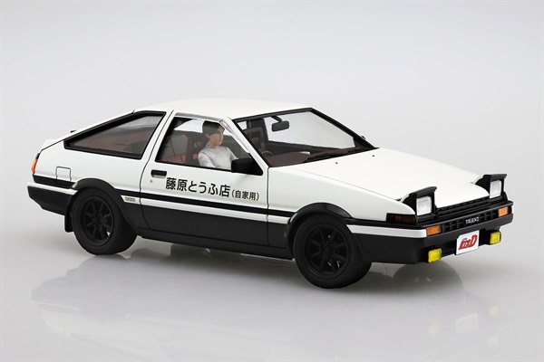アオシマ 1/24 頭文字D No.14 藤原拓海 AE86トレノ ドライバー