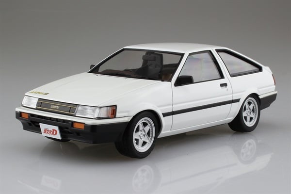 アオシマ　1/24 車のプラモデル 10点セット　⑤ アオシマ 1/24 頭文字 (イニシャル)D No.10 武内 樹 AE85 レビン
