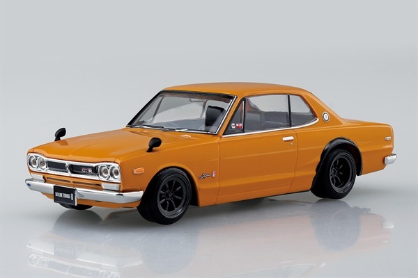 【希少品】日産 スカイライン ヨンメリ　2000GTカスタム1/43 アオシマ 希少品】日産 スカイライン ヨンメリ 2000GTカスタム1/43 アオシマ