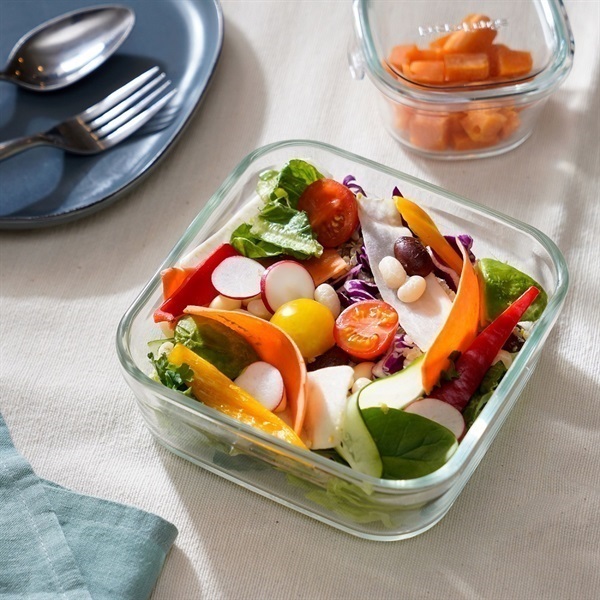 iwaki 耐熱ガラス 保存容器7個セット パック＆レンジ 各色 | イオン