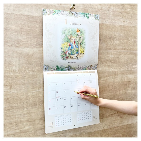 2026年】 壁掛けカレンダー ピーターラビット | イオンスタイル